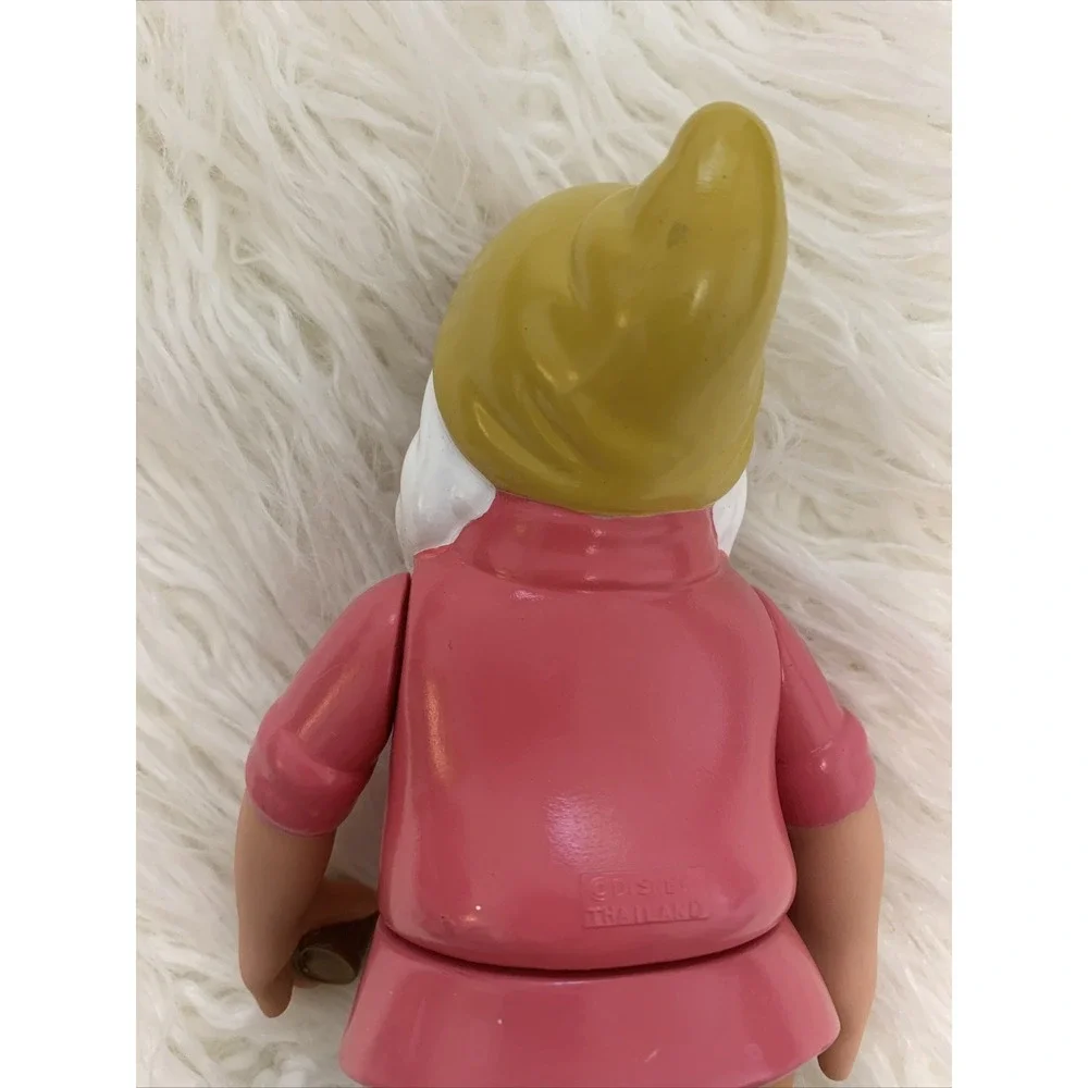 Doc Disney Snow White Seven Dwarfs Figurine Vinyl Rubber Plastic Collectible 6
